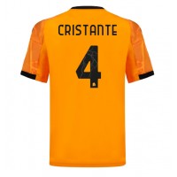 Stroje piłkarskie AS Roma Bryan Cristante #4 Koszulka Wyjazdowej 2025-26 Krótki Rękaw